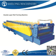 Double Layers Color Steel Glazed Roof Tile Forming Machine